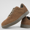 Pantofi bărbătești din piele - Baxter - Maro Cognac Velur