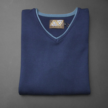 Pulover pentru bărbați - Armando - Bleumarin