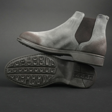 Ghete piele naturală - Burton - Gri Velur