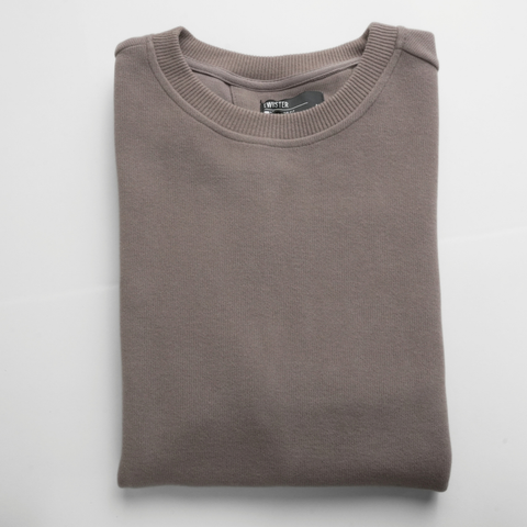 Pulover pentru bărbați - CHESTER VelvetCOTTON™ - Taupe
