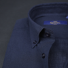 Cămașă Confex din in - Premium DeLuxe - Bleumarin
