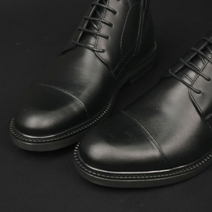 Ghete piele naturală - Voievod - Negru