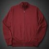 Pulover bărbătesc Premium Zip-UP - Roșu Imperial