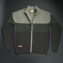 Pulover cu fermoar Ares - ATLAS - Nuanțe de kaki