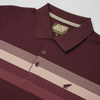 Tricou Polo pentru bărbați - ARES - CAPRI - Vișiniu cu roz pudră