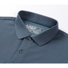 Tricou cu mânecă lungă pentru bărbați - Ares - Urban POLO - Gri petrol