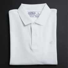Tricou Polo pentru bărbați - ARES - Heritage+ - Alb