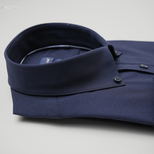 Cămașă Porto Lucciano - AMALFI AirTexture™ - Bleumarin Midnight