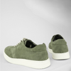 Pantofi bărbătești din piele - Urban FLEX - Verde Velur - Wax EFFECT