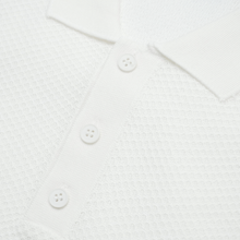 Tricou pentru bărbați - C. Baybars - ARISTOCRAT Waffle - Alb
