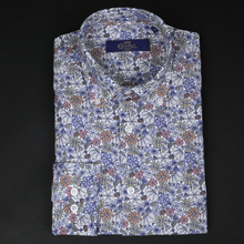 Cămașă Confex din in - BRACCIANO - Model floral - M5