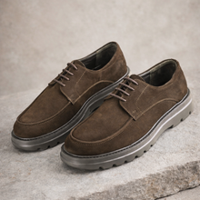 Pantofi bărbătești din piele - ZENMAN UltraLIGHT - Maro Năbuc