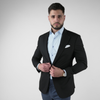 Sacou texturat C. Baybars - BELLARO - Negru