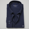 Cămașă Porto Lucciano - AMALFI AirTexture™ - Bleumarin Midnight