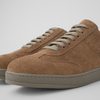 Pantofi bărbătești din piele - Baxter - Maro Cognac Velur