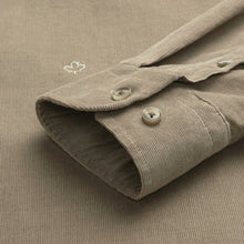 Cămașă din raiat fin - ZENMAN RoyalTOUCH™ - Corduroy EDITION - Taupe Nobil