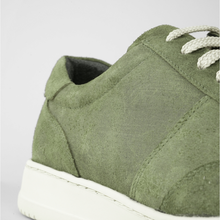 Pantofi bărbătești din piele - Urban FLEX - Verde Velur - Wax EFFECT