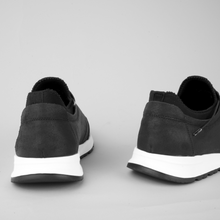 Pantofi bărbătești din piele - ASTRO - Wax EFFECT - Negru