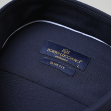 Cămașă Porto Lucciano - AMALFI AirTexture™ - Bleumarin Midnight