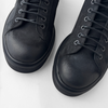 Ghete piele naturală velur - Kombat - Negru