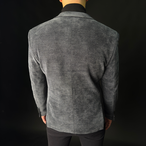 Sacou Ares - Royal Velvet - Gri închis
