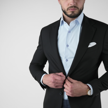 Sacou texturat C. Baybars - BELLARO - Negru