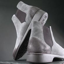 Ghete piele naturală - Burton - Gri Velur