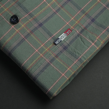 Cămașă pentru bărbați - Roma - Kaki cu galben