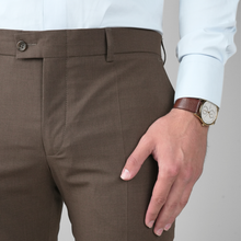 Pantaloni eleganți Confex  - Royal Cut - Maro închis