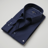 Cămașă Porto Lucciano - AMALFI AirTexture™ - Bleumarin Midnight