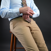 Pantaloni eleganți Confex - Bej Camel