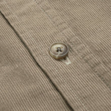 Cămașă din raiat fin - ZENMAN RoyalTOUCH™ - Corduroy EDITION - Taupe Nobil