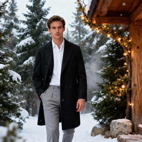 Palton pentru bărbați - MONARCH - Negru