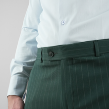 Costum bărbătesc - Sartoria - Bellagio STRIPE - Verde Smarald