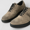 Pantofi bărbătești din piele - Urban FLEX - Bej Velur