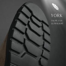 Ghete piele naturală - York - Bej Velur