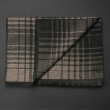 Eșarfă elegantă - Infinity - Maro cu negru