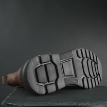 Ghete piele naturală - York - Maro antichizat