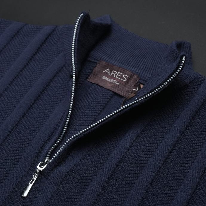 Pulover pentru bărbați - Imperial - Bleumarin-SlimFIT