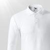 Tricou Polo mânecă lungă pentru bărbați - MALFINI - Alb