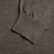 Pulover bărbătesc Premium Zip-UP - Maro