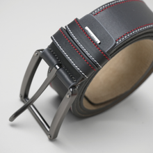 Curea casual din piele naturală - Proartimar - 40 mm - Gri