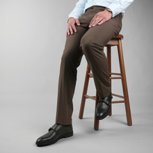 Pantaloni eleganți Confex  - Royal Cut - Maro închis