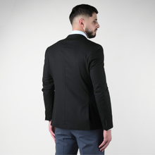 Sacou texturat C. Baybars - BELLARO - Negru