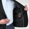 Sacou texturat C. Baybars - BELLARO - Negru