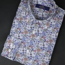 Cămașă Confex din in - BRACCIANO - Model floral - M5