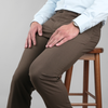 Pantaloni eleganți Confex  - Royal Cut - Maro închis