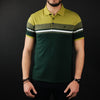 Tricou Polo pentru bărbați - Ares - CLASS - Nuanțe de verde