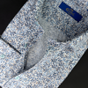 Cămașă Confex - Forme florale - Alb cu bleu și maro - M6