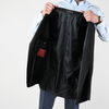 Sacou texturat C. Baybars - BELLARO - Negru